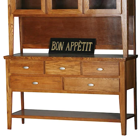 Dining Buffet with Five Drawers